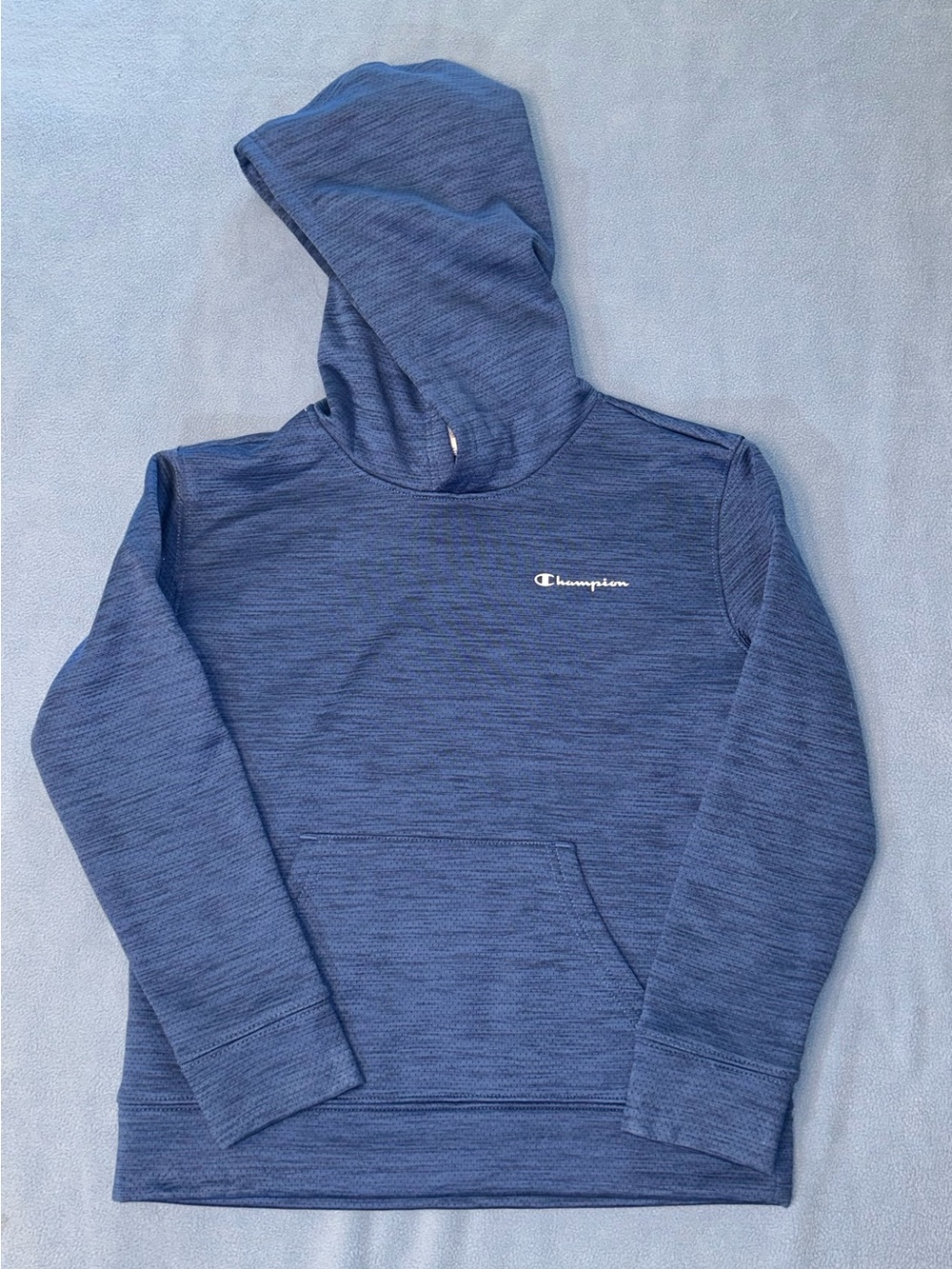 Champion Boy’s Blue Hooded Pullover Sweatshirt